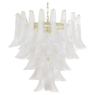 Vintage Petal Suspension Lamp in Murano Glass, Italy For Sale