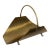 Vintage Mid-Century Hammered Solid Brass Fireplace Log Holder – Large 25.5” Hearth Basket For Sale