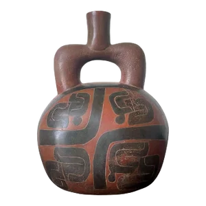 Pre-Columbian Cupisnique Stirrup Vessel from Peru