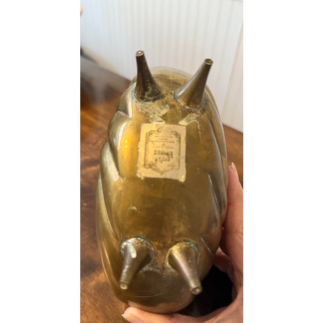 Brass Late 19th Century Hair Brass Nautilus Shell For Sale - Image 8 of 12