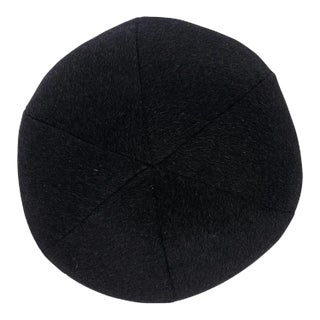 Schumacher Dixon Mohair Sphere 12" Pillow in Carbon For Sale