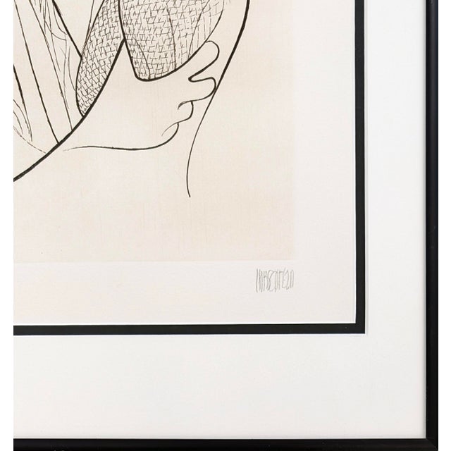 Etching on paper. Hand signed lower right by Al Hirschfeld. Hand numbered 91/160 lower left. Sheet size: 18.875 x 15...