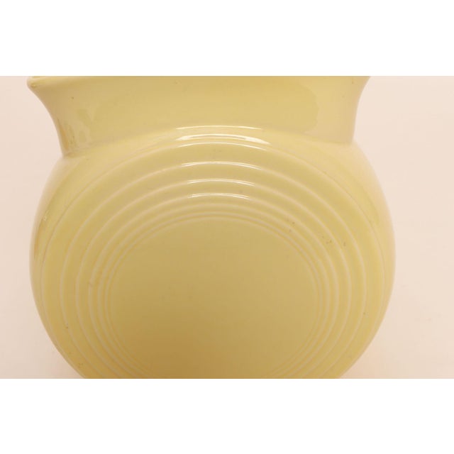 Vintage Butter Yellow Fiestaware Millennium II Vase Designed by Homer Lauglin For Sale - Image 14 of 15