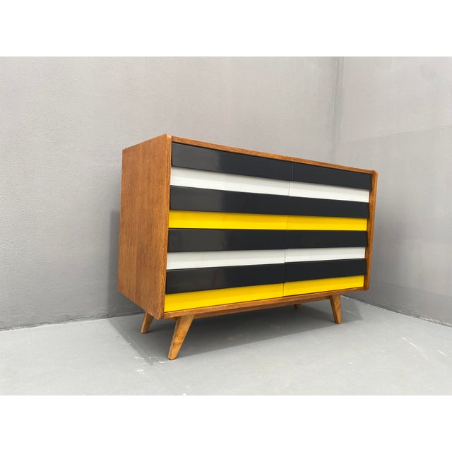 Mid-Century Chest of Drawers U-453 by Jiri Jiroutek for Interier Praha, Czechoslovakia, 1960s For Sale - Image 6 of 18