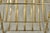 Metal Vintage Hollywood Regency Gold Metal Faux Bamboo 3 Tier Magazine Rack Stand For Sale - Image 7 of 10