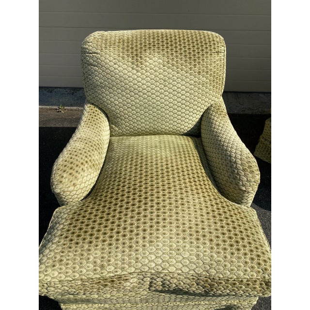 Howard & Sons Bridgewater Chairs - a Pair For Sale - Image 4 of 12