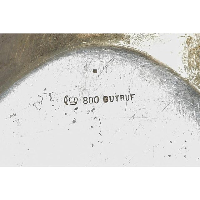 Metal Large Silver Bowl from Juwelier Gutruf, Germany, 1950s For Sale - Image 7 of 8