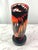 A magnificent Mid-Century Modern Italian cased art glass vase attributed to Fratelli Toso, crafted in Murano, Italy....