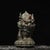 Bronze Vintage Gilt Bronze Qilin Sculpture Mythical Beast Figure on Lotus Base For Sale - Image 8 of 9