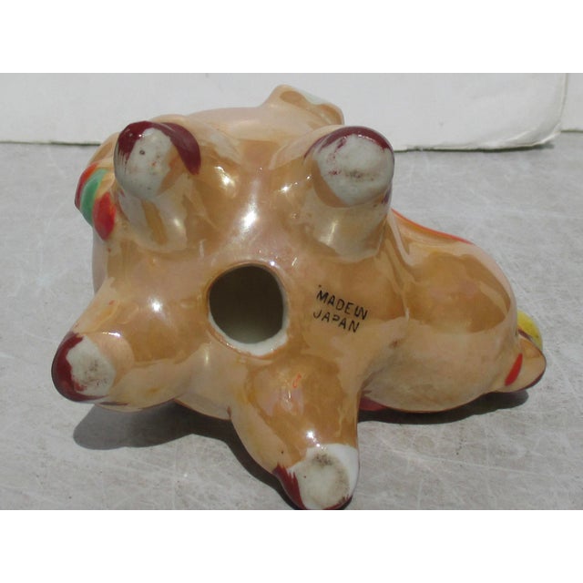 Made in Japan Art Deco Lustre Ware Elephant Ashtray 30s For Sale In New York - Image 6 of 6