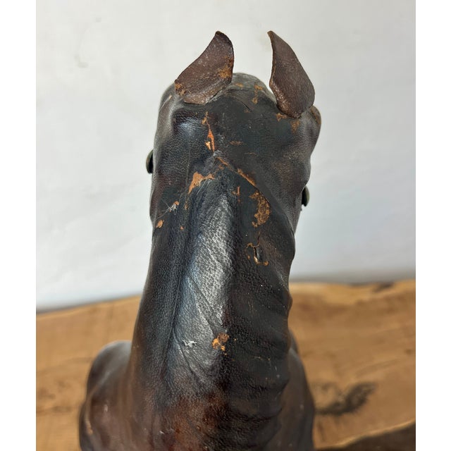 Victorian Leather Horse Sculpture, Late 19th Century For Sale - Image 6 of 18