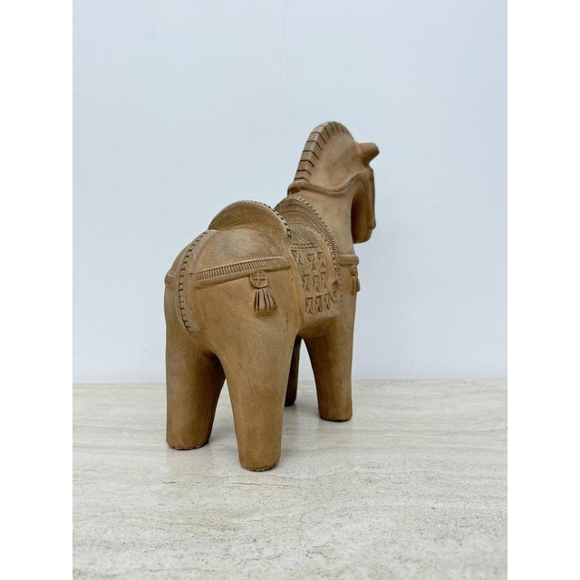 Ceramic Horse Sculpture by Aldo Londi for Bitossi Fiorentino, 1960 For Sale - Image 18 of 18