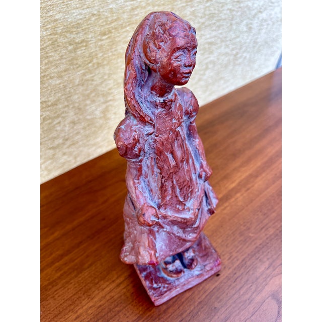 1970s Austin Production "Dress Up Girl" Brutalist Sculpture. For Sale - Image 12 of 17