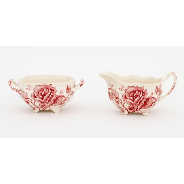 English Johnson Bros "English Chippendale" Ironstone Partial Dinnerware, 58 For Sale - Image 10 of 14