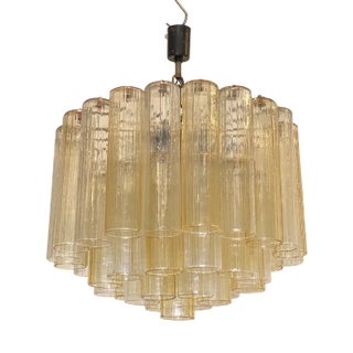 Chandelier in Venini Style, 1970s For Sale