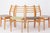 Beige Vintage German Dining Chairs in Beech Wood, Set of 4 For Sale - Image 8 of 9