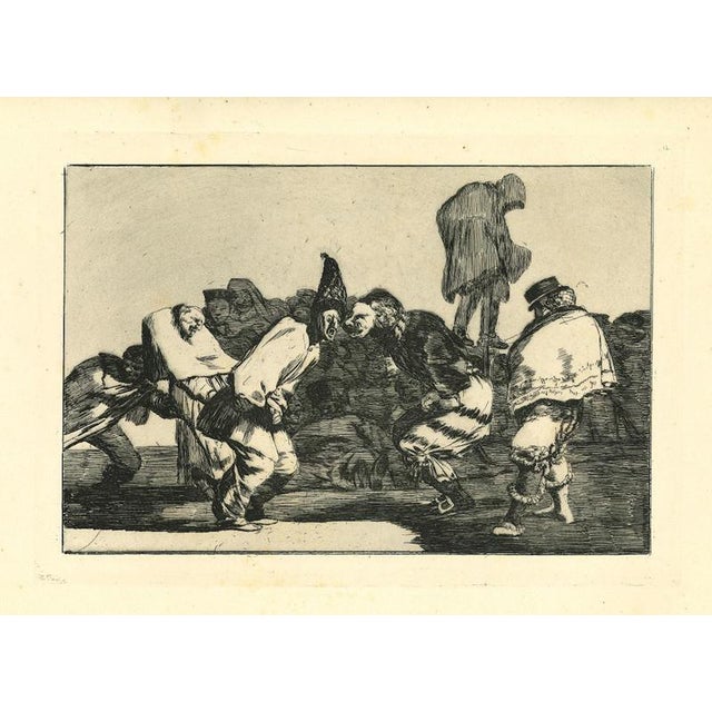 Francisco Goya, Carnival Folly, 1875, Etching For Sale