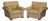 Latte Brown Leather Armchairs from Multiyork England, Set of 2 For Sale