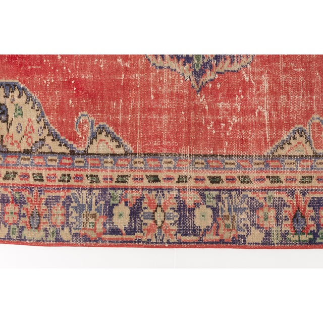 Turkish Home Decor Oushak Wool Runner For Sale - Image 3 of 10