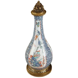 Late 19th-Century Porcelain Perfume Bottle from Samson, Paris