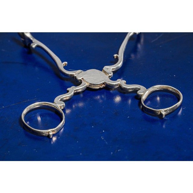 Beautiful English Georgian Antique Sterling Silver English Sugar Nips Tea Tongs For Sale - Image 4 of 12