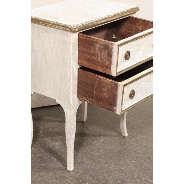 Italian Mid 20th C. Pair Raised Side Chests For Sale - Image 4 of 12