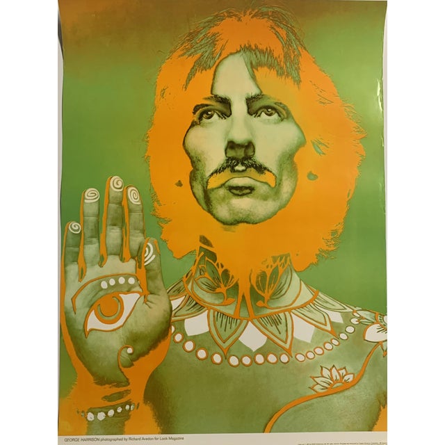 George Harrison Poster after Richard Avedon, 1967 For Sale