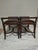 Pair of Rattan Benches Made in Phillipines Tobacco Brown For Sale - Image 6 of 12