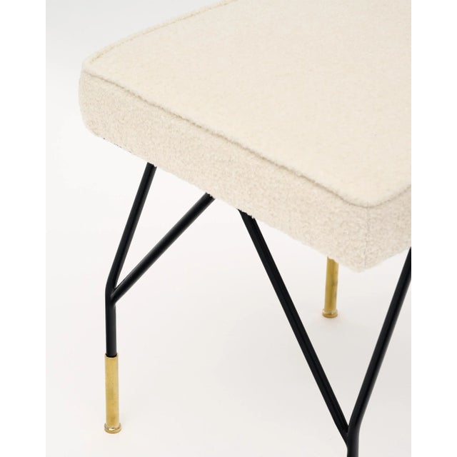 White Vintage Italian Carlo Di Carli Stools For Sale - Image 8 of 9