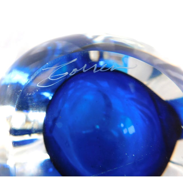 1970s Goran Ward Kosta Boda Limited Edition Signed Numbered Perfume Bottle For Sale In San Francisco - Image 6 of 8