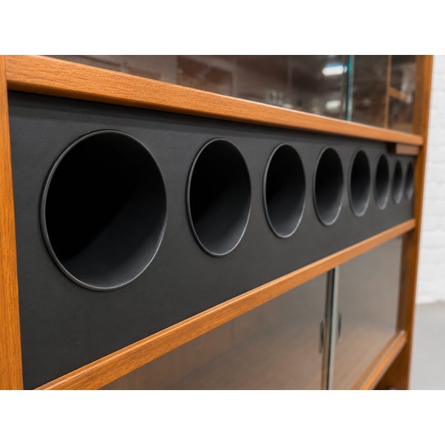 Brown Mid Century Modern Danish Teak Dry Bar Cabinet by Poul Heltborg, C. 1960’s For Sale - Image 8 of 15
