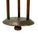 Vienna Secession Pedestal in Walnut and Patinated Brass, 1900s For Sale - Image 3 of 11