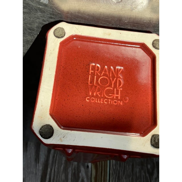 Elevate your decor with this vintage Boho ceramic vase inspired by the iconic designs of Frank Lloyd Wright. Crafted with...