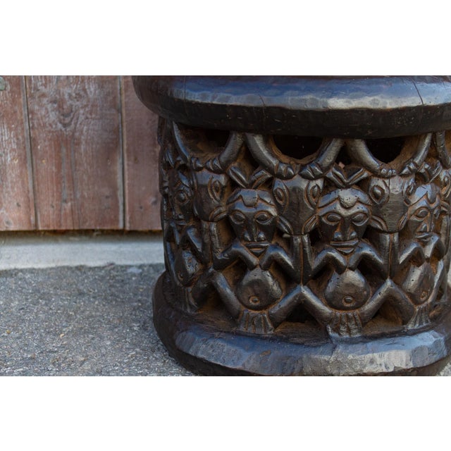 Antique Tribal Bagongle Ceremonial Stool For Sale In Los Angeles - Image 6 of 10