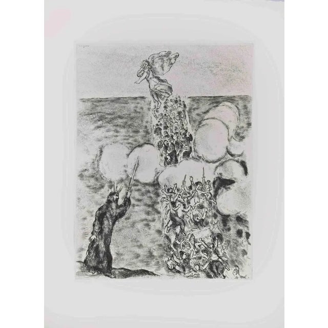 Etching on Montval wove paper, realized by Marc Chagall in 1931-39 and published by Tériade in 1956. Edition of 275+30 out...