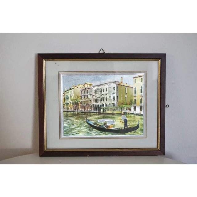 1970s Prints of Venice with Reflections, 1970s, Set of 2 For Sale - Image 5 of 15