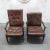 Animal Skin Danish Leather Side Chairs, 1950 - a Pair For Sale - Image 7 of 11