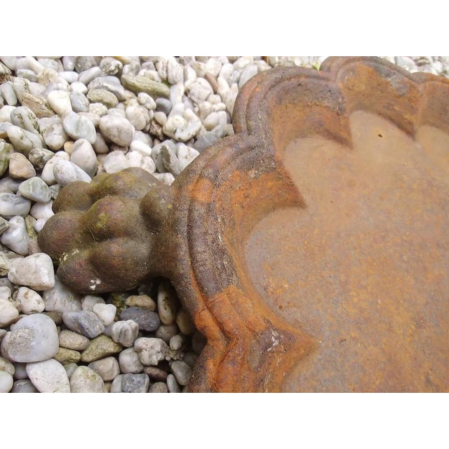 Antique Iron Birdbath, 1890s For Sale - Image 9 of 12