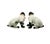 White Dog Figurine Pair Italian Porcelain Pug Statues Vintage Decor For Sale - Image 8 of 8