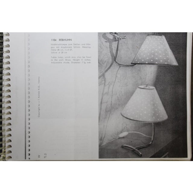 Rebhuhn Table or Wall Lamp from Kalmar, 1930s For Sale - Image 6 of 14