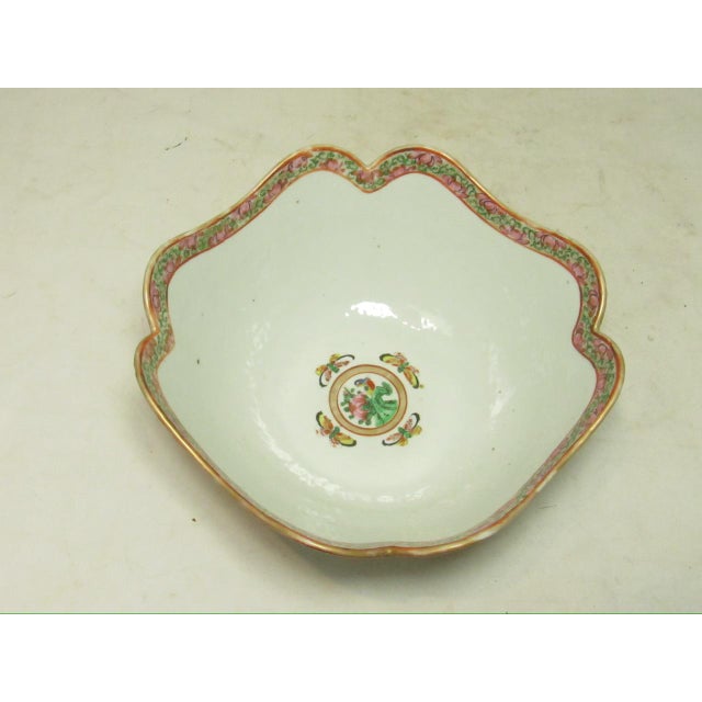 1930s Chinese Famille Rose Porcelain Bowl For Sale - Image 5 of 12