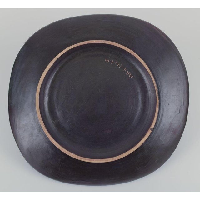 1960s Large Swedish Ceramic Dish with Motif of Don Quixote by Åke Holm, 1960s For Sale - Image 5 of 8