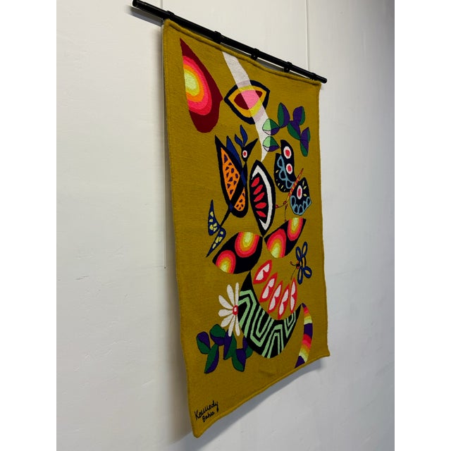 Kennedy Bahia Brazilian Modern Wall Tapestry, 1980s For Sale - Image 4 of 12