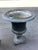 Neoclassical Pair of Vintage Neoclassical Black Cast-Iron Garden Urns For Sale - Image 3 of 4