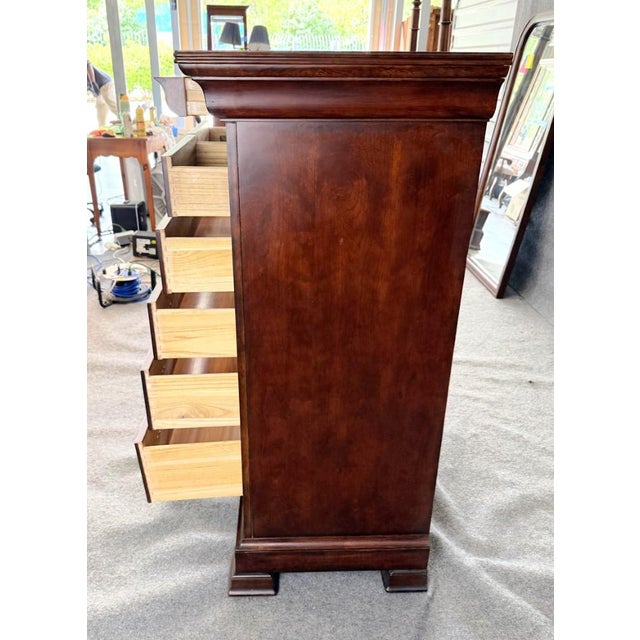 Wood Bassett Furniture Chest of Drawers For Sale - Image 7 of 15