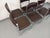 Metal Vintage Chairs in Chromed Metal and Brown Imitation Leather, 1970s, Set of 6 For Sale - Image 7 of 18