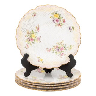 Copeland Spode X Tiffany & Co. Porcelain Plates, 5 For Sale