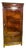 Antique Walnut One-Door Wardrobe with Drawers For Sale