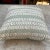 Contemporary Light Green and White Woven Pillow New Insert For Sale - Image 3 of 7