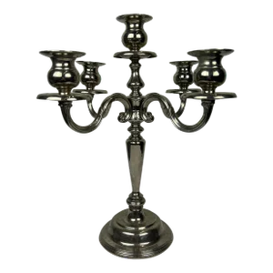 Vintage Silverplated 5 Candle Candelabra